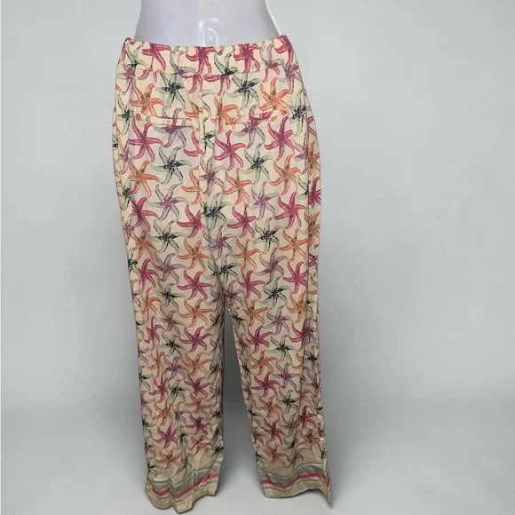 Scotch & Soda - Gia Starfish Printed Trousers Size 32 & Size 30 US Medium - Picture 7 of 10